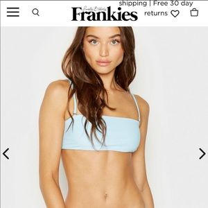 Frankie’s Bikini Scarlett Top - Powder L